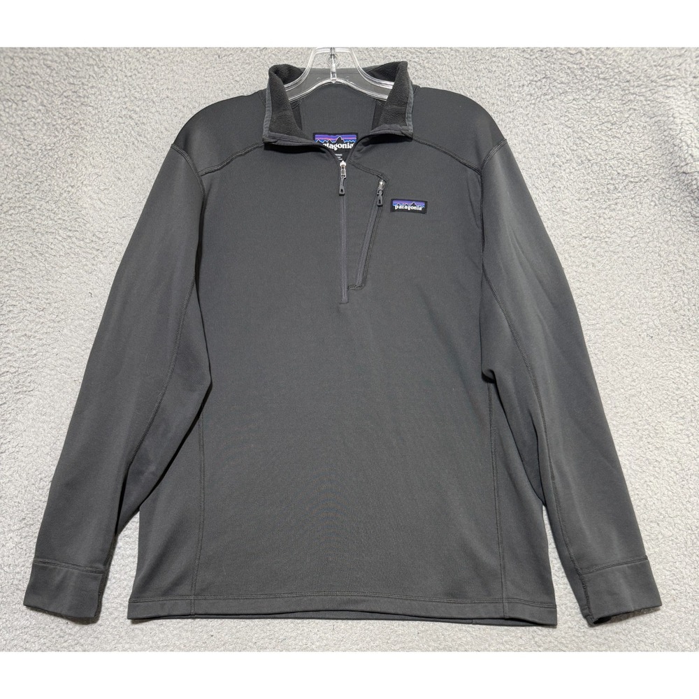 Patagonia Crosstrek 1/4 Zip Pullover Polartec Power Stretch Fleece Mens Large